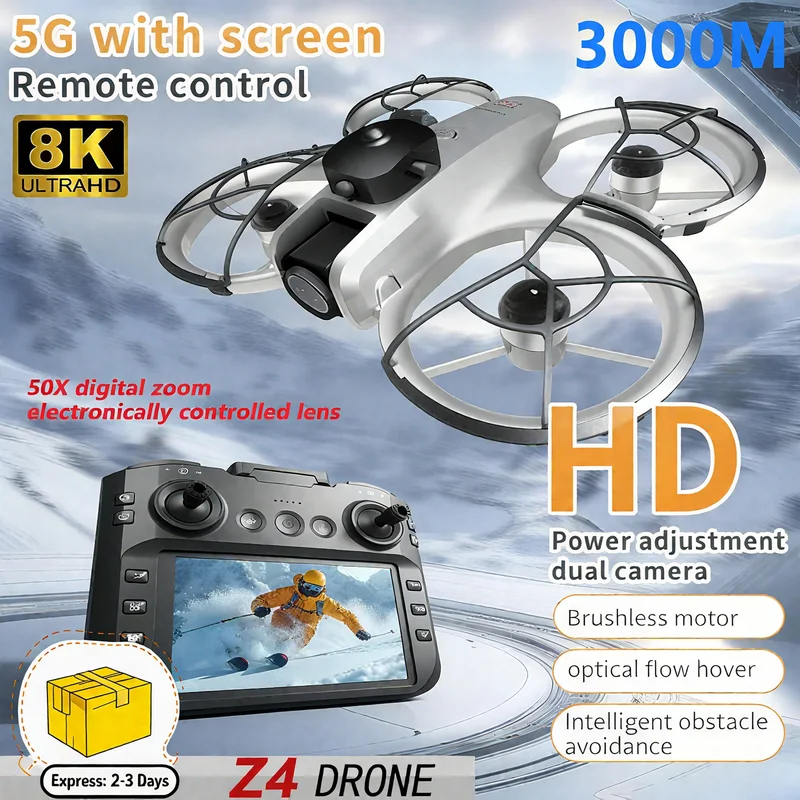 Top Rc Hobby Mini Xcub - 新型MINI Z4ドローン 4KプロフェッショナルWIFI 5Gドローン 長時間飛行 障害物回避