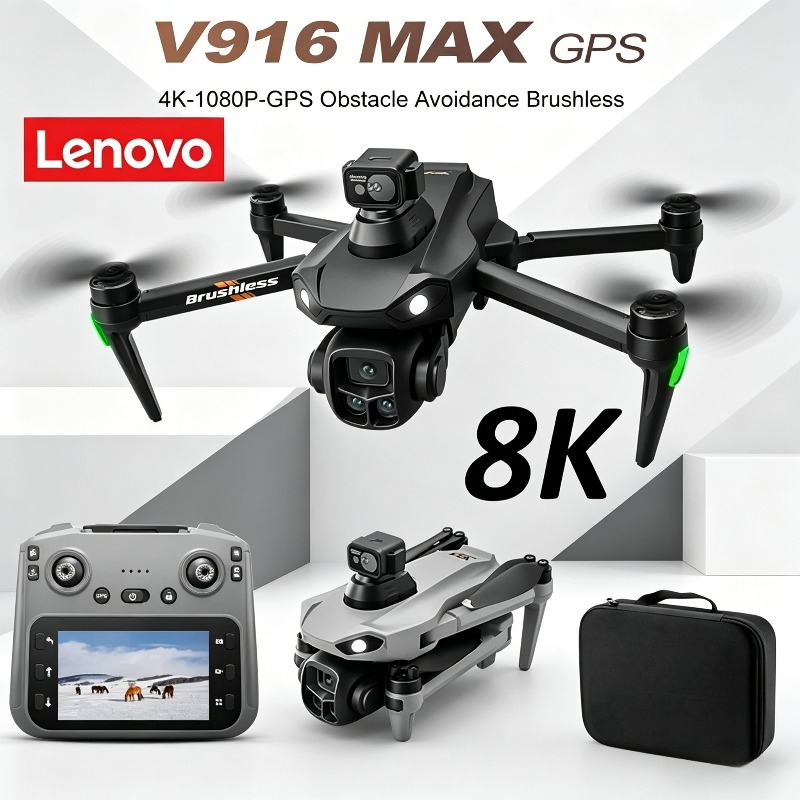 Rc Hobby China - Lenovo V916MAX プロフェッショナル 8K ドローン HD