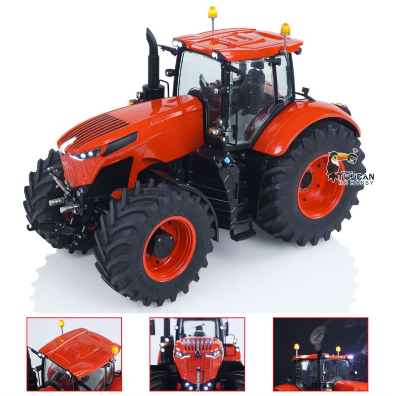 Rc Hobby Farm - RC油圧トラクター 4x4 1/14 LESU 1050 90%メタルファームトラックモデル