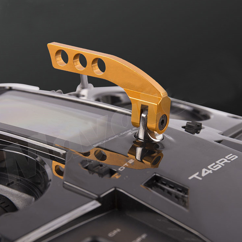 Top Rc Hobby Mini Xcub - Quadcopter rcドローン用のアルミニウム合金垂直水平3穴送信機ネックストラップバランサー調整リモートコントローラー
