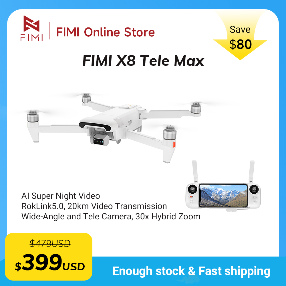 Rc Hobby China - FIMI X8 Tele Max ドローン 4Kプロフェッショナル