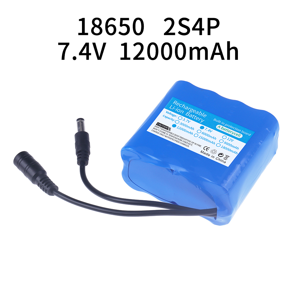2S4P 18650 リチウム電池 7.4V 12000mA - Rc Hobbyking のレビューと価格