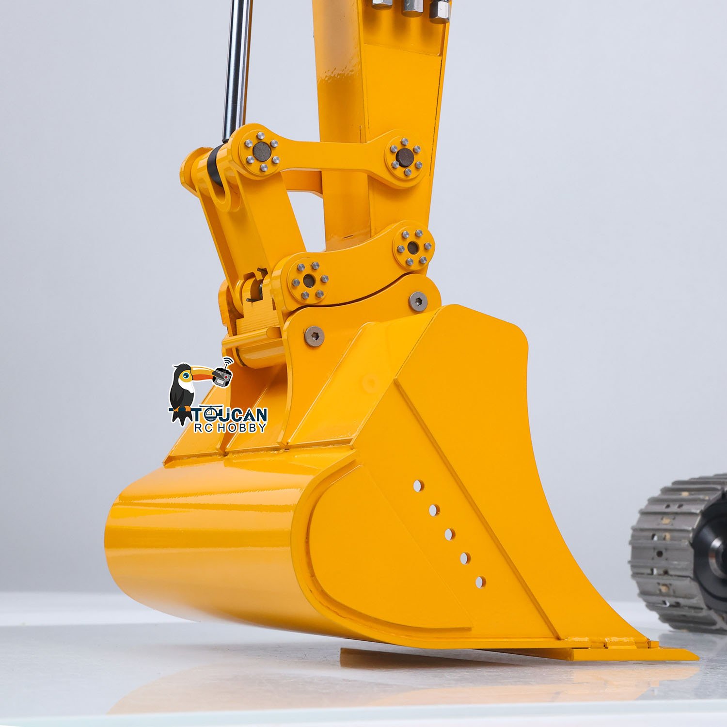 金属製グレーディングバケットRCパーツ 1/12油圧式リモコ - Rc Hobby Grade Excavator のレビューと価格