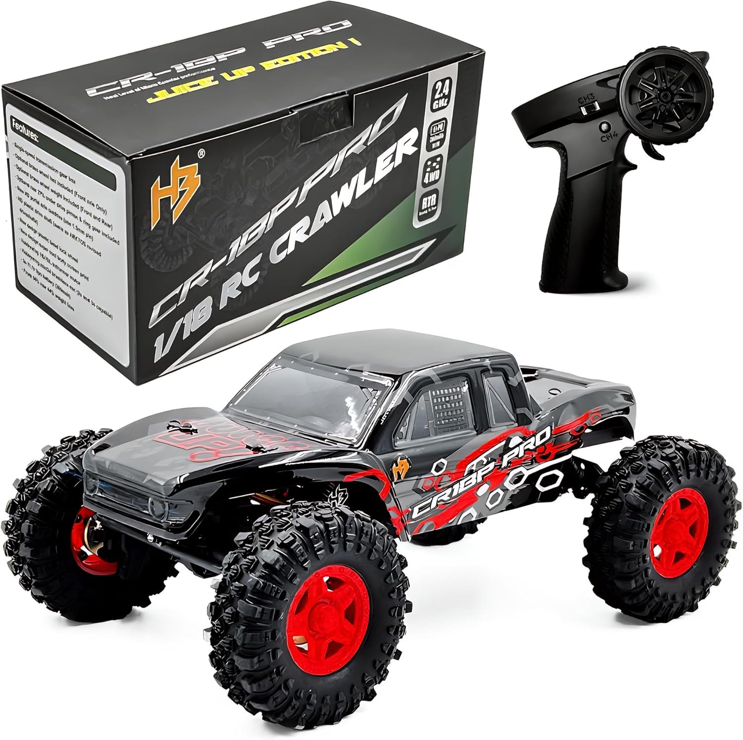 HobbyPlus 1/18 RCクローラー - CR-18 - Rc Hobby Plus のレビューと価格