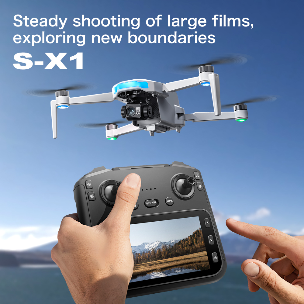 オリジナルS-X1 GPSドローン 8KHDプロフェッショナ - Rc Hobby China のレビューと価格
