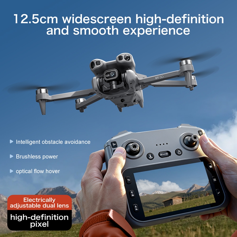 GT50 ミニドローン デュアルカメラ 8K 空撮機 障害物 - Rc Hobby China のレビューと価格