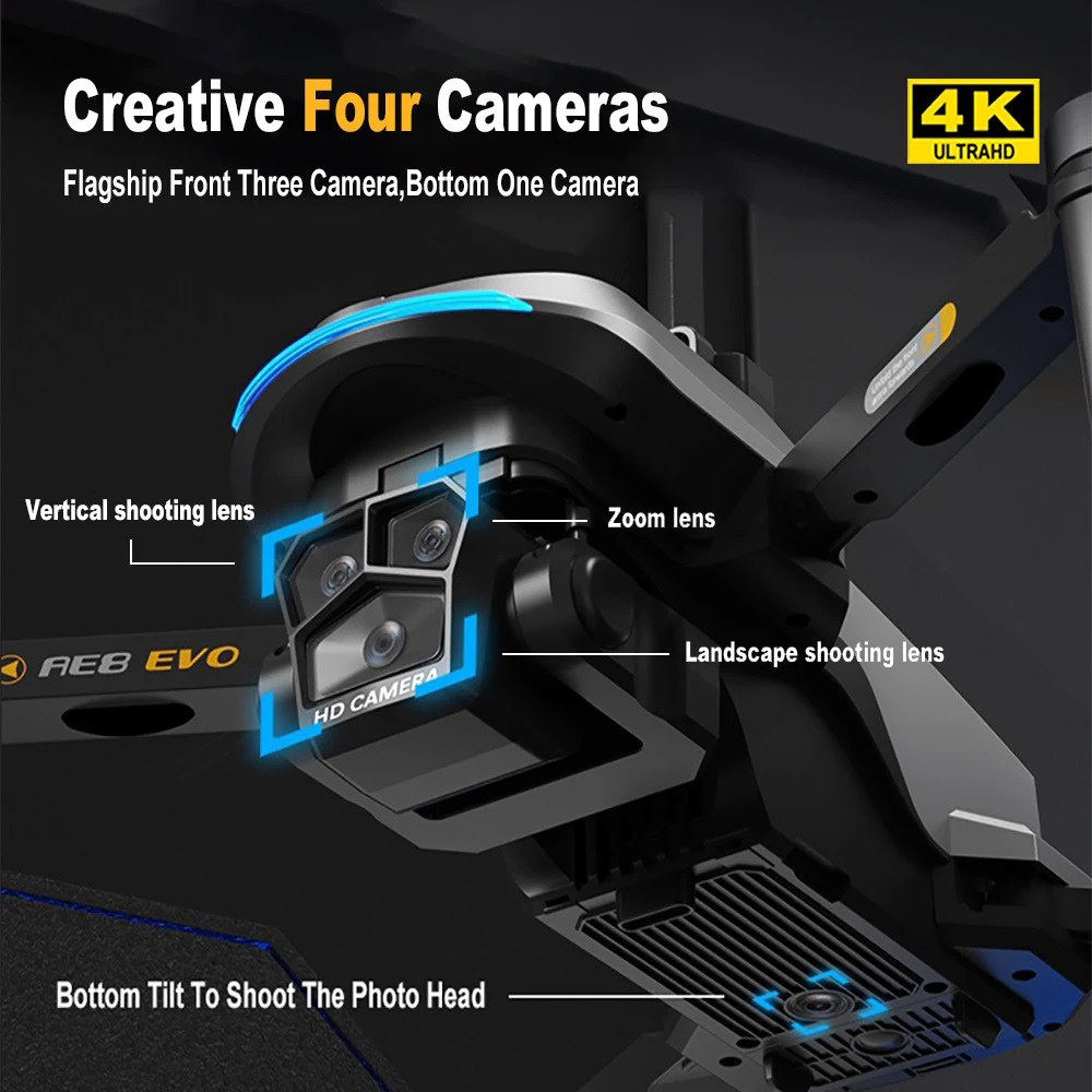 AE8 EVO ドローン GPS 8K プロフェッショナル  - Rc Hobby China のレビューと価格
